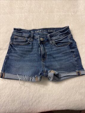 American Eagle Outfitters HoRise Shortie Shorts Sz 0